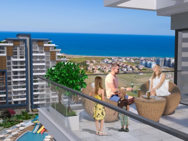 Residence-Appartement-Projekt, Long Beach, Iskele mit Zahlungsplan beginnen bei 79000 £