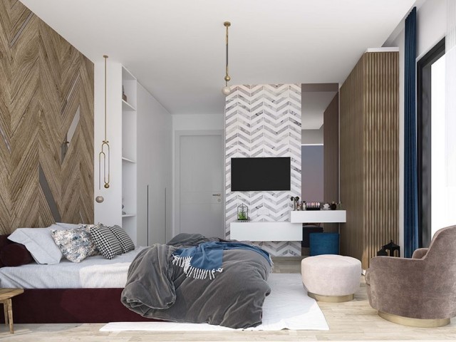 rezidans apartman projesi, long beach, iskele ödeme planı ile 79000 £ 'dan başlayan