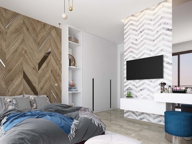 rezidans apartman projesi, long beach, iskele ödeme planı ile 79000 £ 'dan başlayan