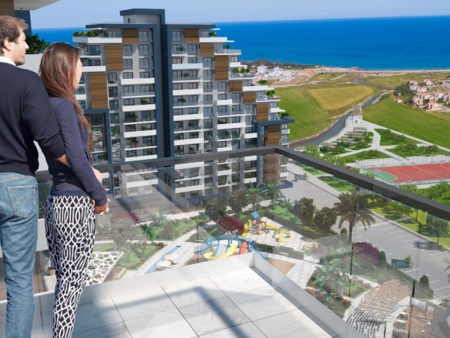 residence apartment project,long beach, iskele with payment plan start from 79000 £