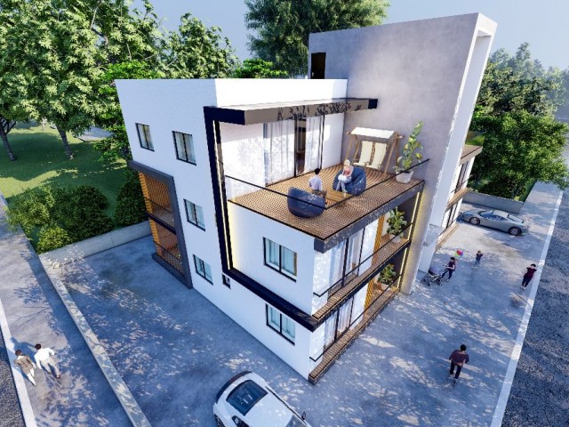 Flats With Turkish Kochan For Sale In The Project Phase In Magusa Baykal Region