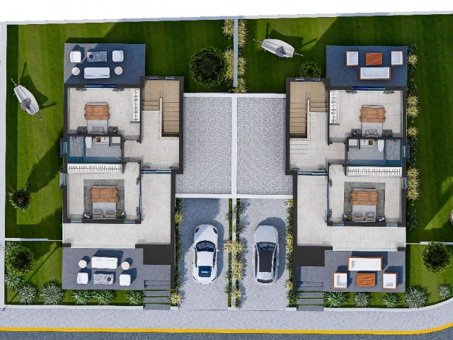 LAST 2 TWIN VILLAS CLOSE TO THE SEA FOR SALE in Yenibogazici