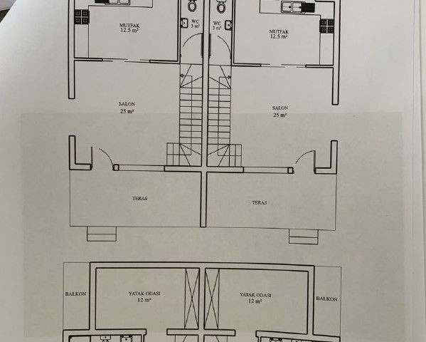 خانه شهری 2+1 در مجتمعی در Yenibogazici، طرح اقساطی تا سال 2026