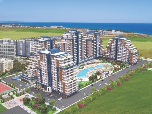 Apartment 1+1 with sea views on Long Beach in the residential complex Riverside