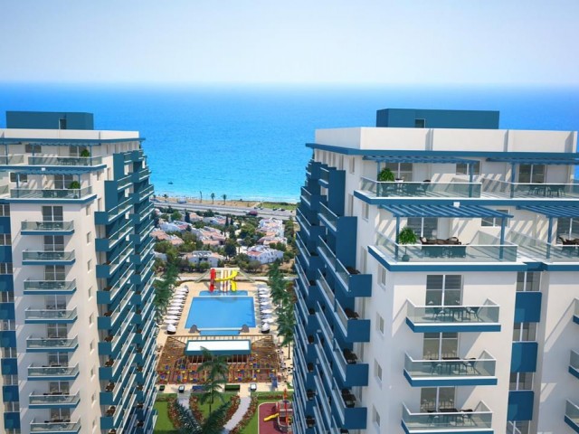 Royal Life Poseidon'da Long Beach'te 2+1 daire, mobilyalı, vergiler ödenmiş