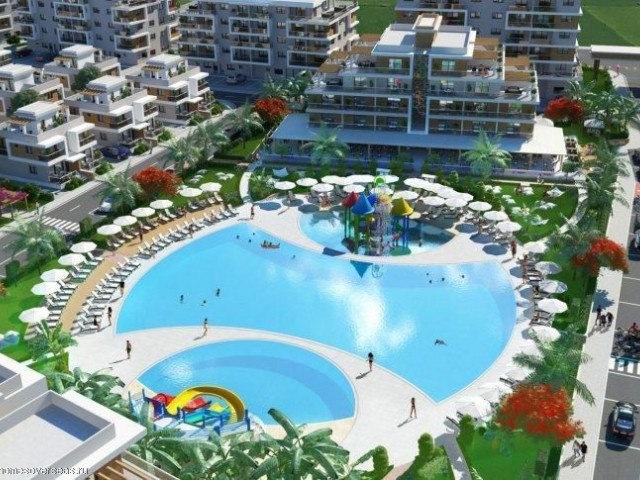 Royal Sun Elite'de 1+1 daire, vergileri ödenmiş, 7 adet ev eşyası hediye