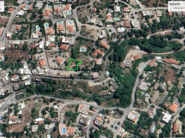 Land for sale suitable for villa construction in Alsancak