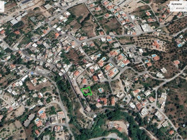 Land for sale suitable for villa construction in Alsancak