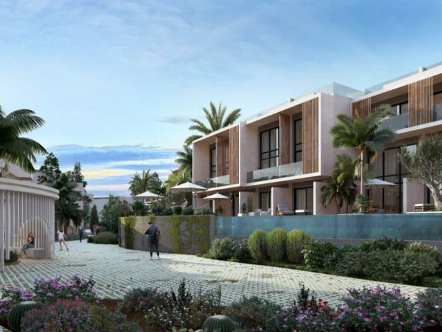 Resale of 2+1 loft apartment with pool in Casa Del Mare in Esentepe, installments available until 2026