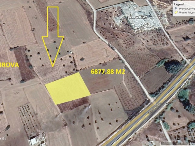 LAND WITH HOUSE PROJECT FOR SALE IN İskele ÇAYIROVA REGION NEAR SENMAR MARKET