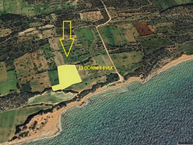 SEAFRONT LAND FOR SALE IN İSKELE BOLTAŞLI AREA