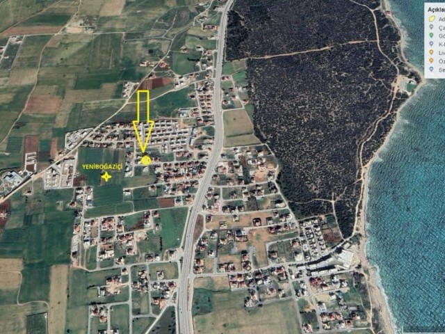 Land for sale in Yenibogazici