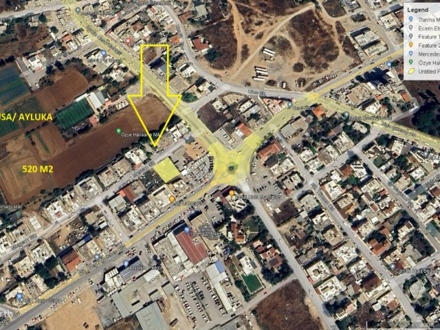 LAND FOR SALE IN FAMAGUSTA BAYKAL REGION (AGAINST ILARMA MARKET)