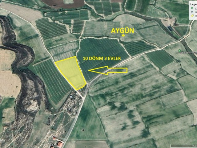 AGRICULTURAL LAND FOR SALE IN İSKELE / AYGÜN REGION