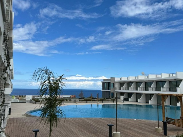 Ready studio apartment for sale in the luxurious Pearl Island complex in the very center of Esentepe