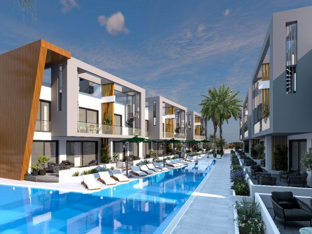 For sale 2+1 apartments of a popular project in Yeni Bogazici, from 105 sq.m with a 30% deposit and installments for 24 months after receiving the keys