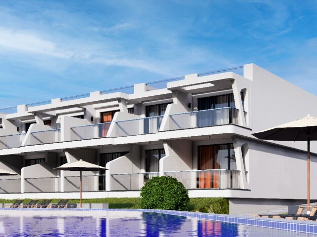 فروش مجتمع 2 طبقه با دید دریا در منطقه زیبای Tatlısu آغاز شد. استودیوها و آپارتمان های 1+1 از 111000 پوند شروع می شوند! 65 درصد از آپارتمان ها فروخته شده است!