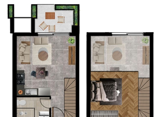 Квартира 3+1 ЛОФТ в Искеле в шикарном комплексе с первоначальным взносом 35%. Выдача ключей март 2026 г.
