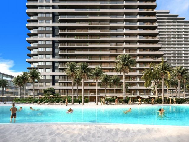 Flat For Sale in Long Beach, Iskele