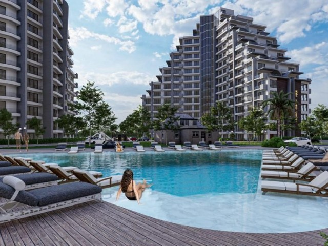 In Gaziveren new project with payment plan! Special price sale! studios 55000 and 1+1 77 700 pounds sterling from 1st -4th floor!  Key handover 2026-2027!