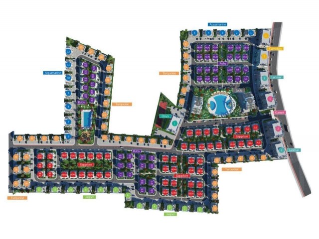 По самой низкой цене в Royal Sun Elite, Лонг Бич готовая уютная квартира 1+1, 64 кв.м., полностью меблированная, все налоги уплачены!