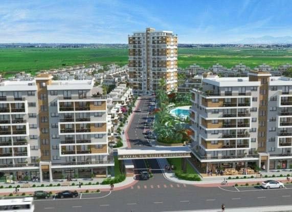 Royal Sun Elite'te en düşük fiyata, Long Beach'te hazır konforlu 1+1 daire, 64 m2, full eşyalı, tüm vergiler ödenmiş!