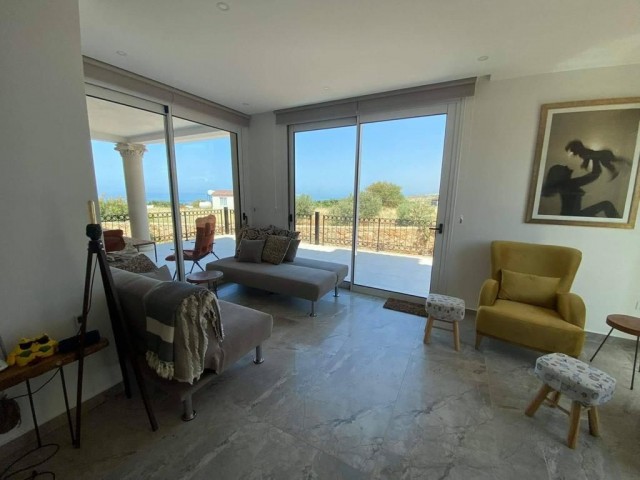 Best Location! In Esentepe, A Spacious 2+1 Apartment With A Large Terrace With A Gorgeous Sea View On The First Shore. Fully Furnished and With Technical Appliances.