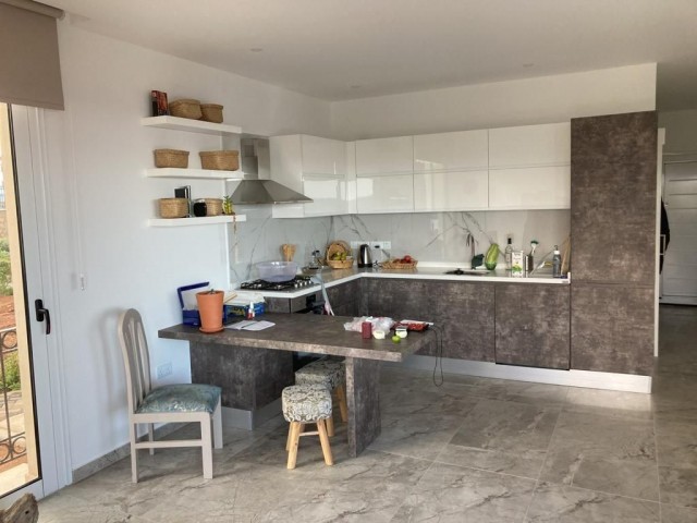 Best Location! In Esentepe, A Spacious 2+1 Apartment With A Large Terrace With A Gorgeous Sea View On The First Shore. Fully Furnished and With Technical Appliances.