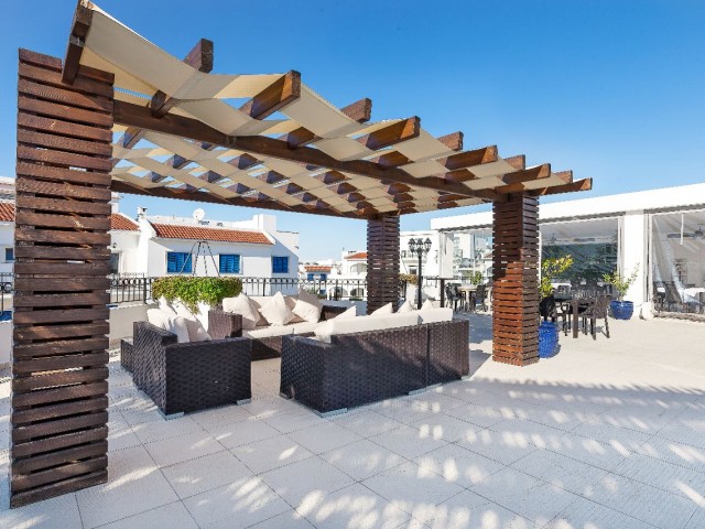 Best Location! In Esentepe, A Spacious 2+1 Apartment With A Large Terrace With A Gorgeous Sea View On The First Shore. Fully Furnished and With Technical Appliances.