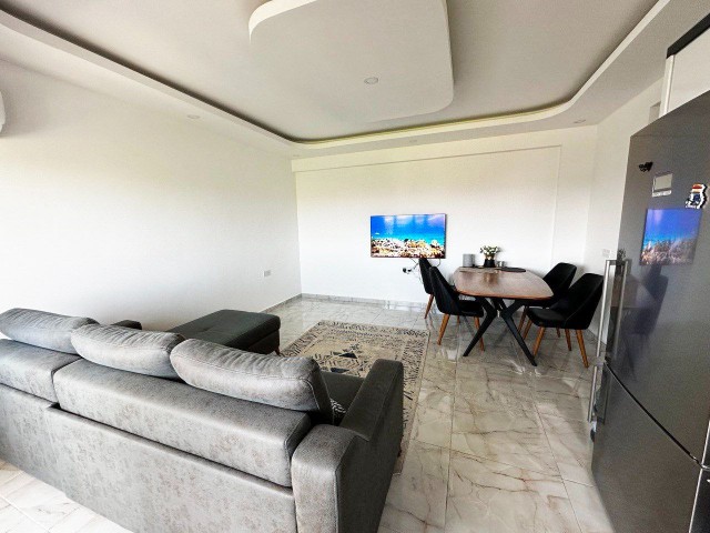 Apartment 2+1 with sea views on Long Beach, furnished, title ready