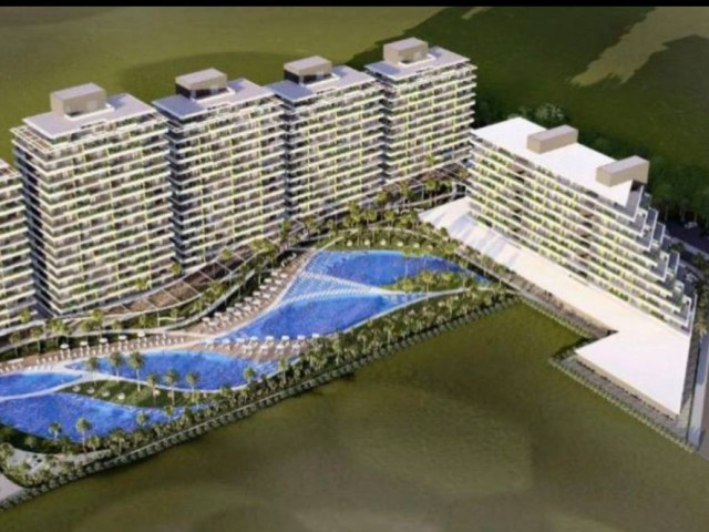 En İyi Teklif! Yedi Yıldızlı Grand Sapphire Resort! Deniz Manzaralı, F5 Blok. 2026'Da Hazır, 2+1, 2 Banyolu, Geniş Teraslı Daire, 120 m². 2026'Ya Kadar Ödeme Planıyla!