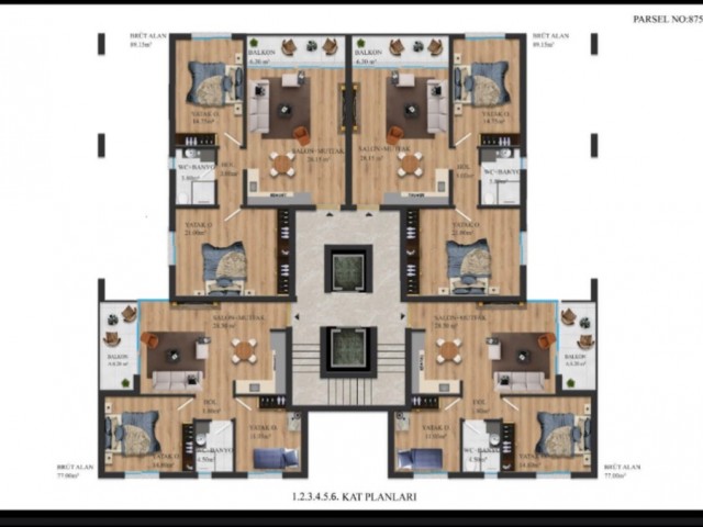  INVESTMENT APARTMENTS IN GIRNE FROM THE PROJECT. 