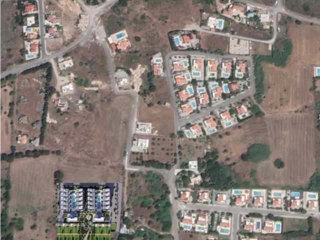 2+1 triplex villas for sale in KARSIYAKA, CYPRUS, GIRNE, at completion stage