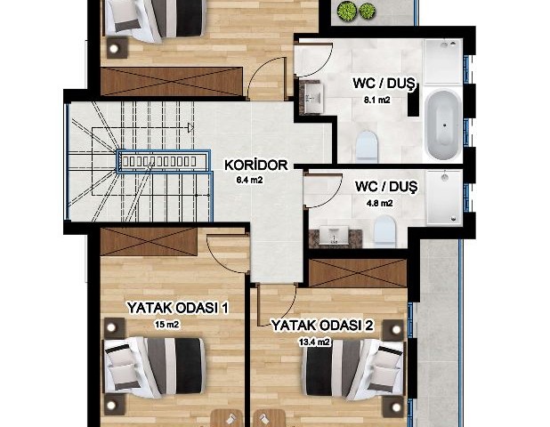 330 м² 3-этажная вилла на продажу в Ötüken