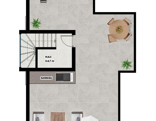 Ötüken 330 m² 3 katlı satılık villa