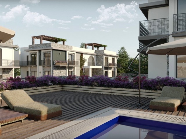 3+1 APARTMENT FOR SALE WITH PRIVATE GARDEN IN CYPRUS GİRNE ÇATALKOY REGION ** 