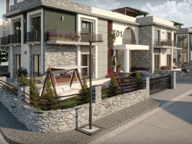 3+1 APARTMENT FOR SALE WITH PRIVATE GARDEN IN CYPRUS GİRNE ÇATALKOY REGION ** 