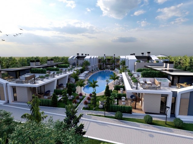 1+1 FLATS FOR SALE IN CYPRUS KYRENIA LAPTA REGION