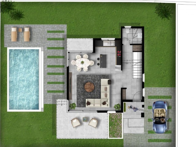 Luxuriöse 3+1 Villa mit privatem Pool in toller Lage und erschwinglichem Preis! ** 