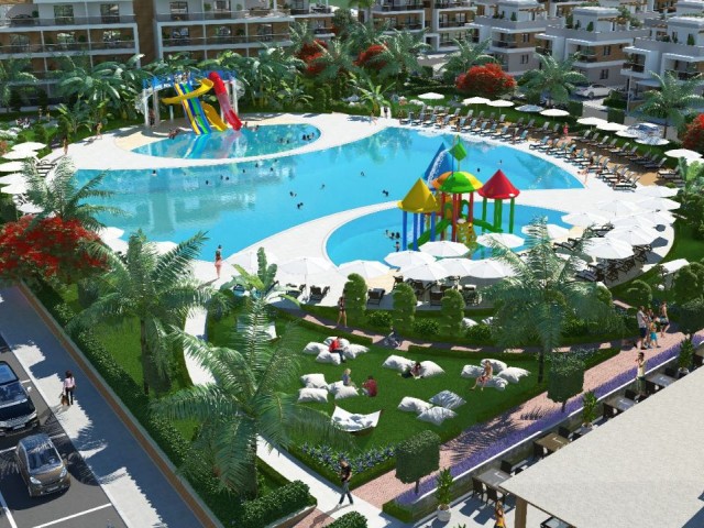 Great Price In Noyanlar Royal Sun Elite 1+1 Apartment Long Beach