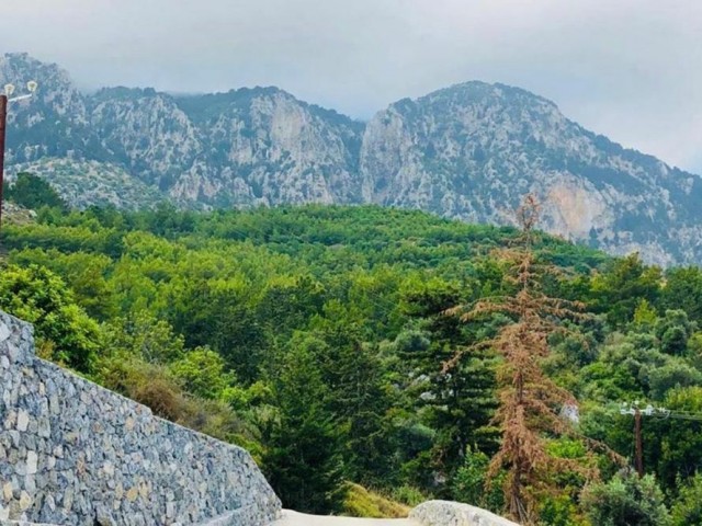 Girne Lapta da Muhteşem Deniz Manzarası Olan Lux Villa -Banka Kredisine uygundur