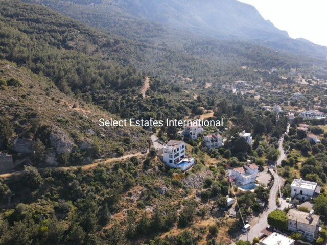 Luxury Villa with a Magnificent Sea View in Kyrenia Lapta -is eligible for a Bank Loan ** 