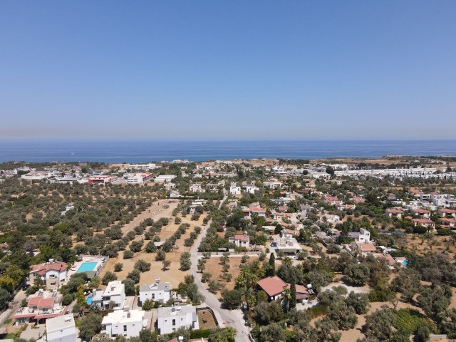 Llogara einzige autorisierte Llogara 3 + 1 Villa mit privatem Pool auf 1 Hektar Land in Kyrenia Ozanköy-geeignet für Bankkredit ** 