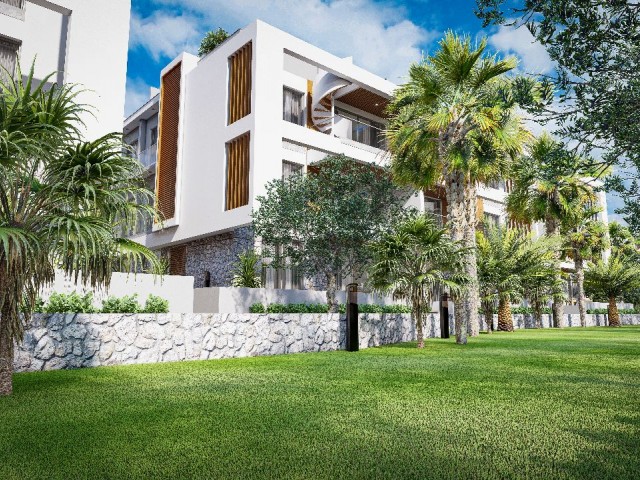 Luxury flats at Alsancak - Ground floor apartments available