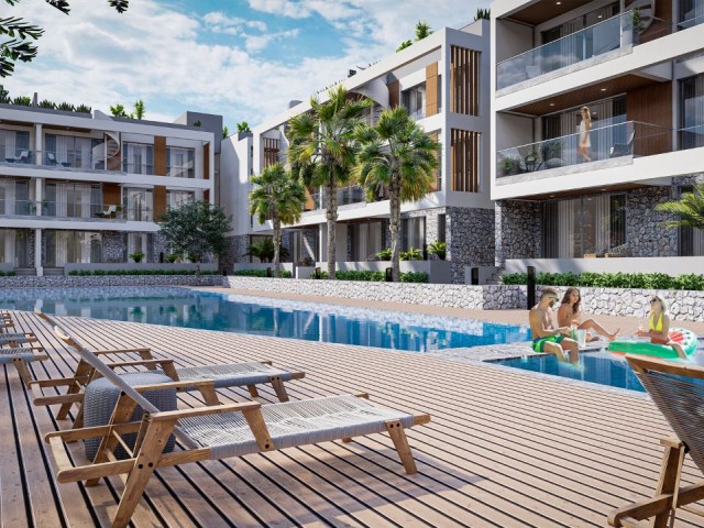 Luxury flats at Alsancak - Ground floor apartments available