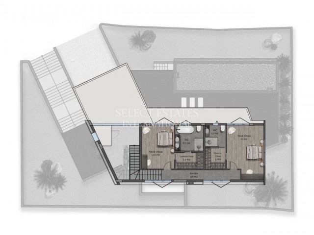 Girne'de Modern Tasarımlı Ev