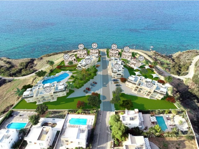 3+1 Wohnung mit Garten zum Verkauf in Girne Esentepe