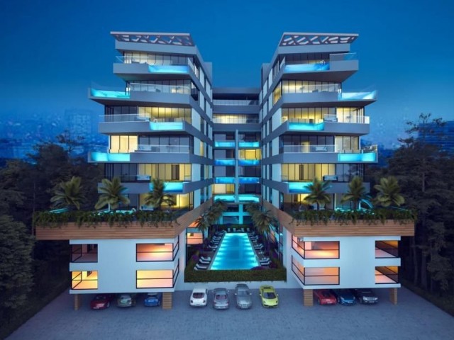 Apartments  for sale in ultra luxury residence in Kyrenia, with a private pool, Magnificent View