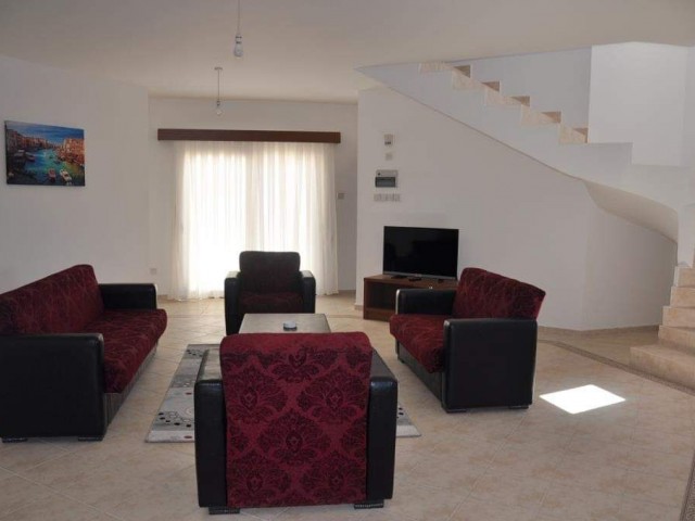 4+1 VILLA WITH SWIMMING POOL AND FURNISHED FOR RENT IN KYRENIA LAPTA ** 