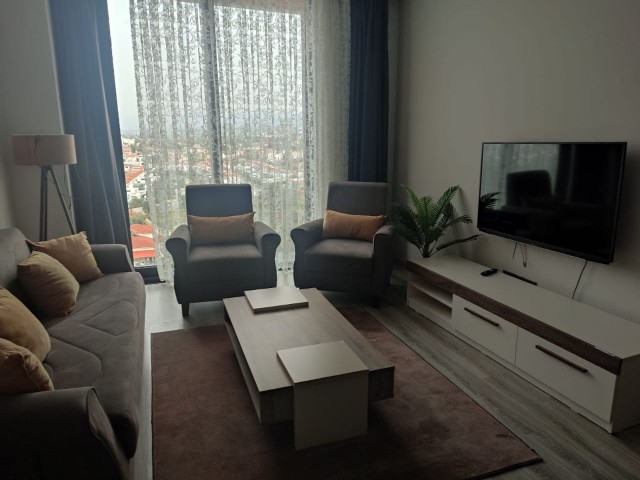 GİRNE MERKEZDE LÜKS REZİDANS TA KİRALIK 2+1 FUL EŞYALI PENTHOUSE